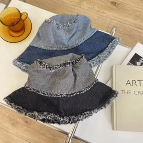 Wholesale Washed Denim Bucket Hat