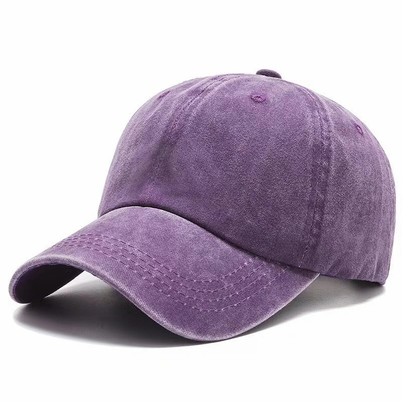 Wholesale washed denim hat old baseball cap men's and women's summer outdoor personality cap