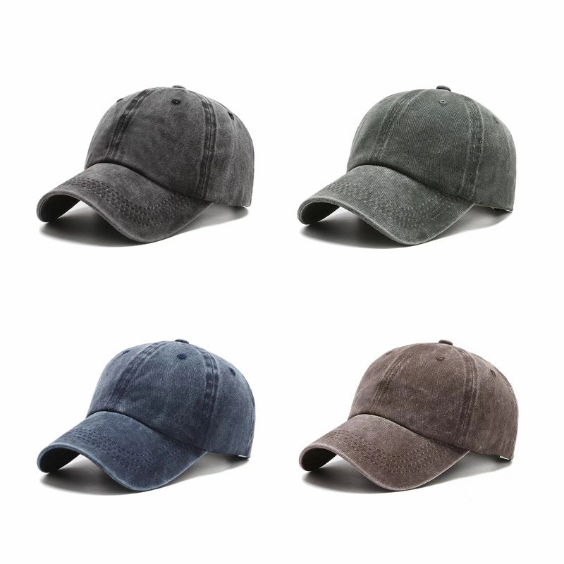 Wholesale washed denim hat old baseball cap men's and women's summer outdoor personality cap