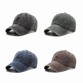 Wholesale washed denim hat old baseball cap men's and women's summer outdoor personality cap