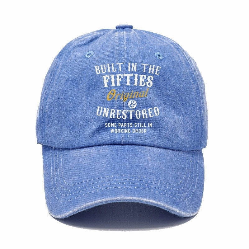 Wholesale Washed Denim Vintage Soft Top Distressed Baseball Cap
