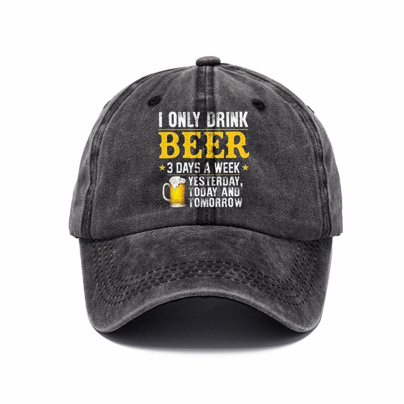 Wholesale Washed Denim Vintage Soft Top Distressed Baseball Cap