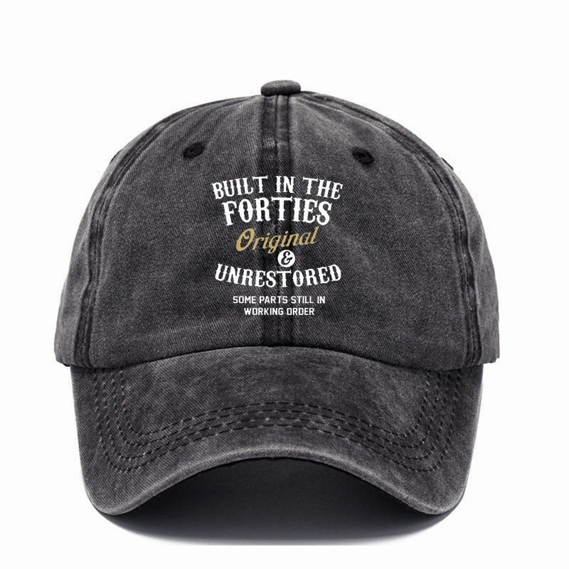 Wholesale Washed Denim Vintage Soft Top Distressed Baseball Cap