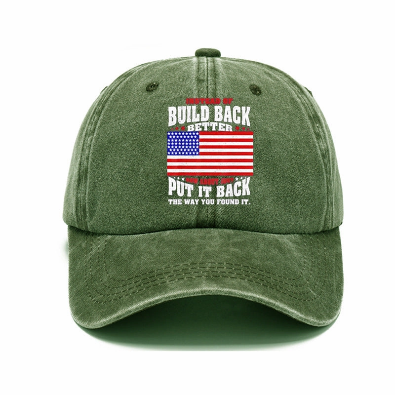 Wholesale Washed Denim Vintage Soft Top Distressed Baseball Cap