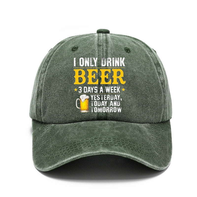 Wholesale Washed Denim Vintage Soft Top Distressed Baseball Cap