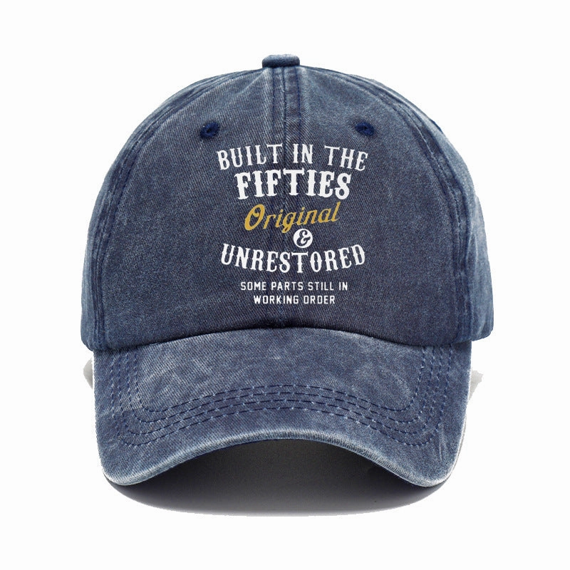 Wholesale Washed Denim Vintage Soft Top Distressed Baseball Cap