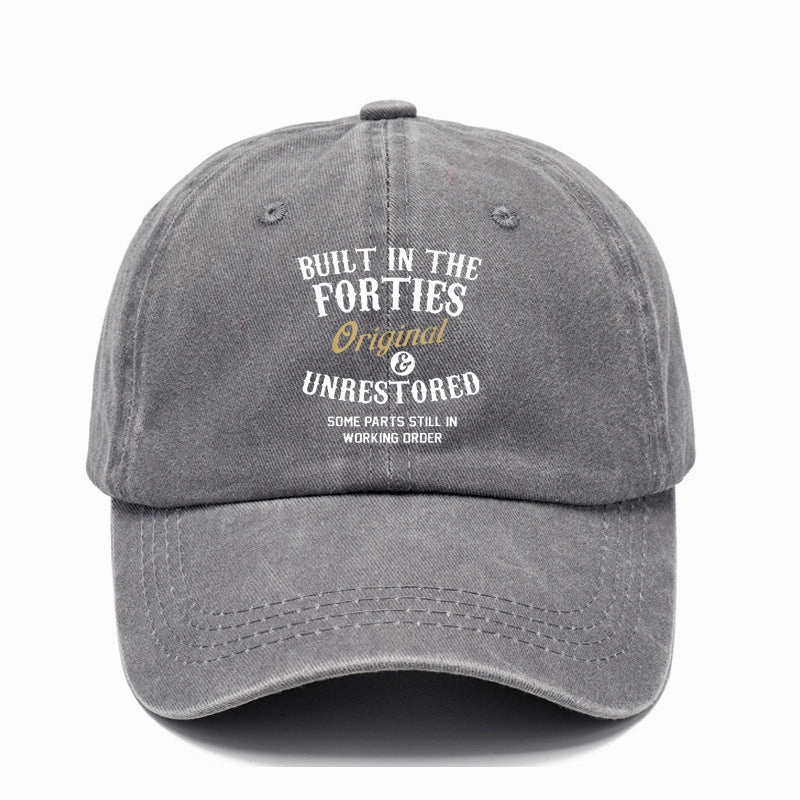 Wholesale Washed Denim Vintage Soft Top Distressed Baseball Cap