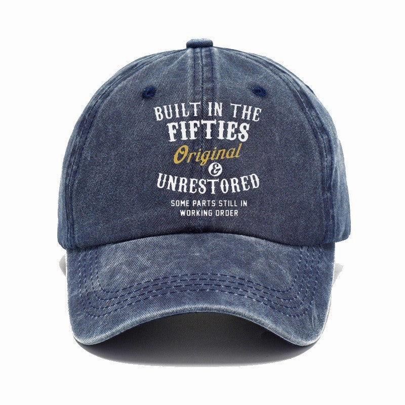 Wholesale Washed Denim Vintage Soft Top Distressed Baseball Cap