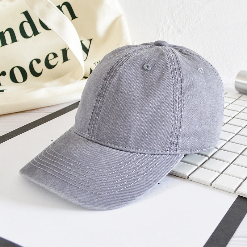 Wholesale Washed Distressed Denim Baseball Cap