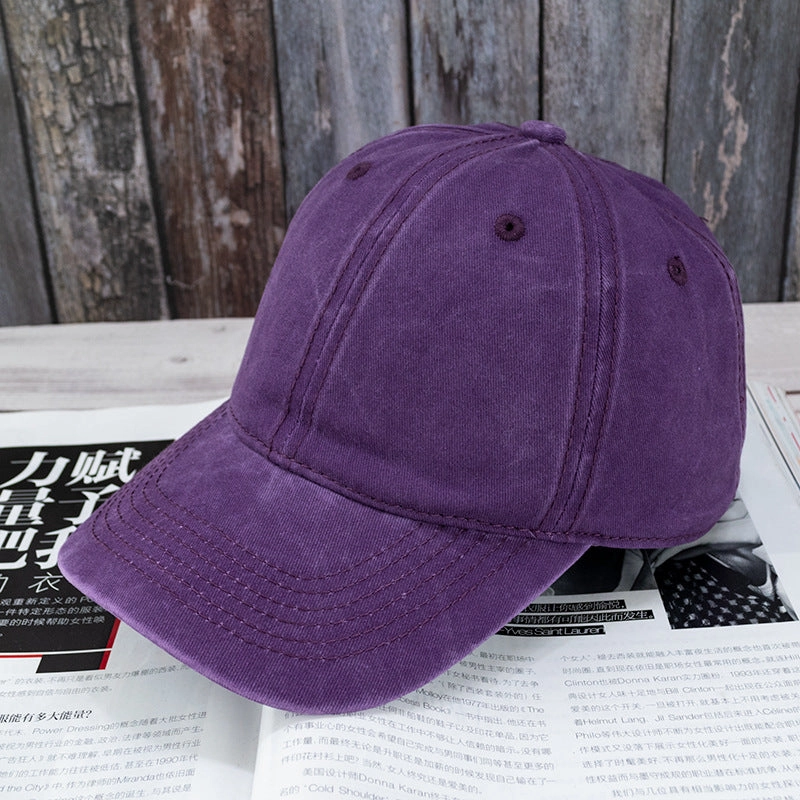 Wholesale Washed Distressed Denim Baseball Cap