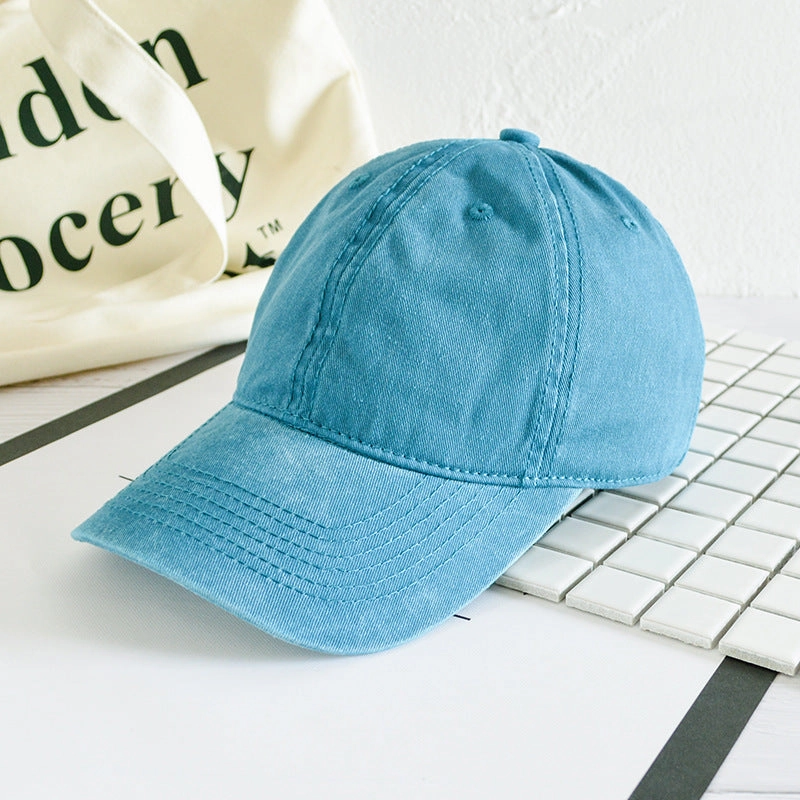 Wholesale Washed Distressed Denim Baseball Cap