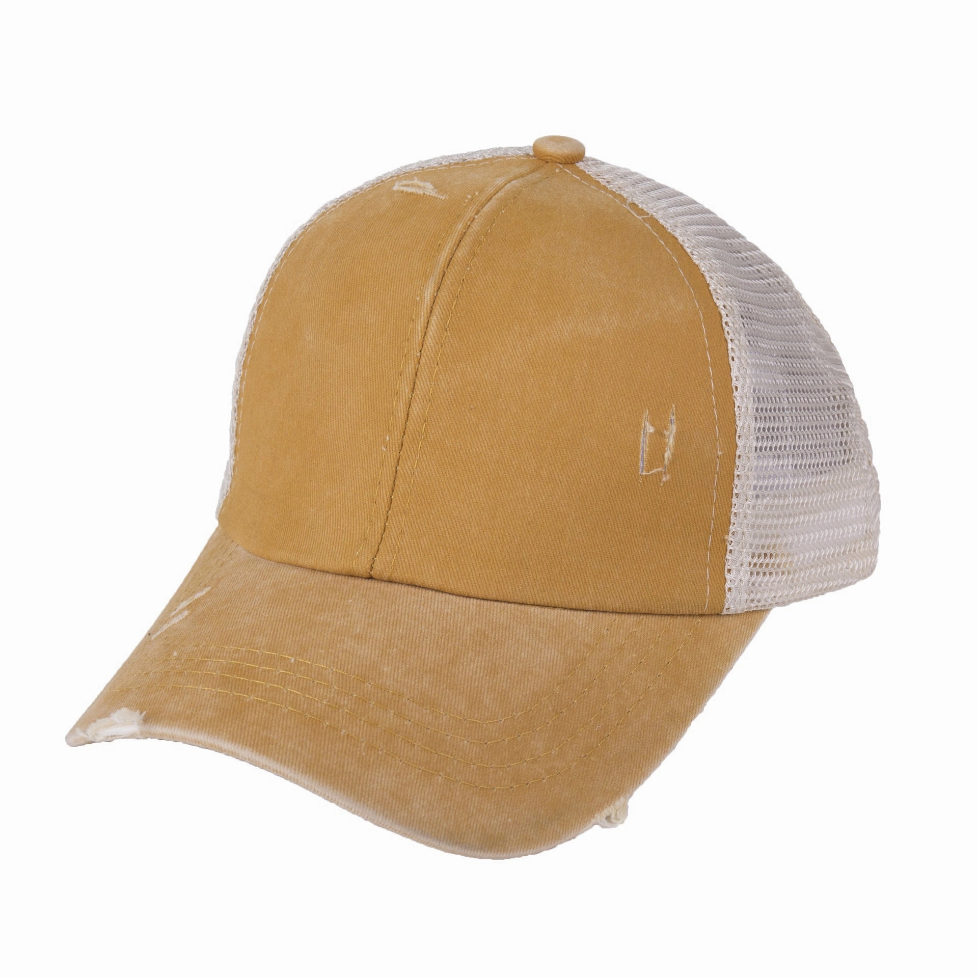 Wholesale Washed Ponytail Baseball Cap
