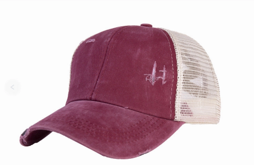 Wholesale Washed Ponytail Baseball Cap