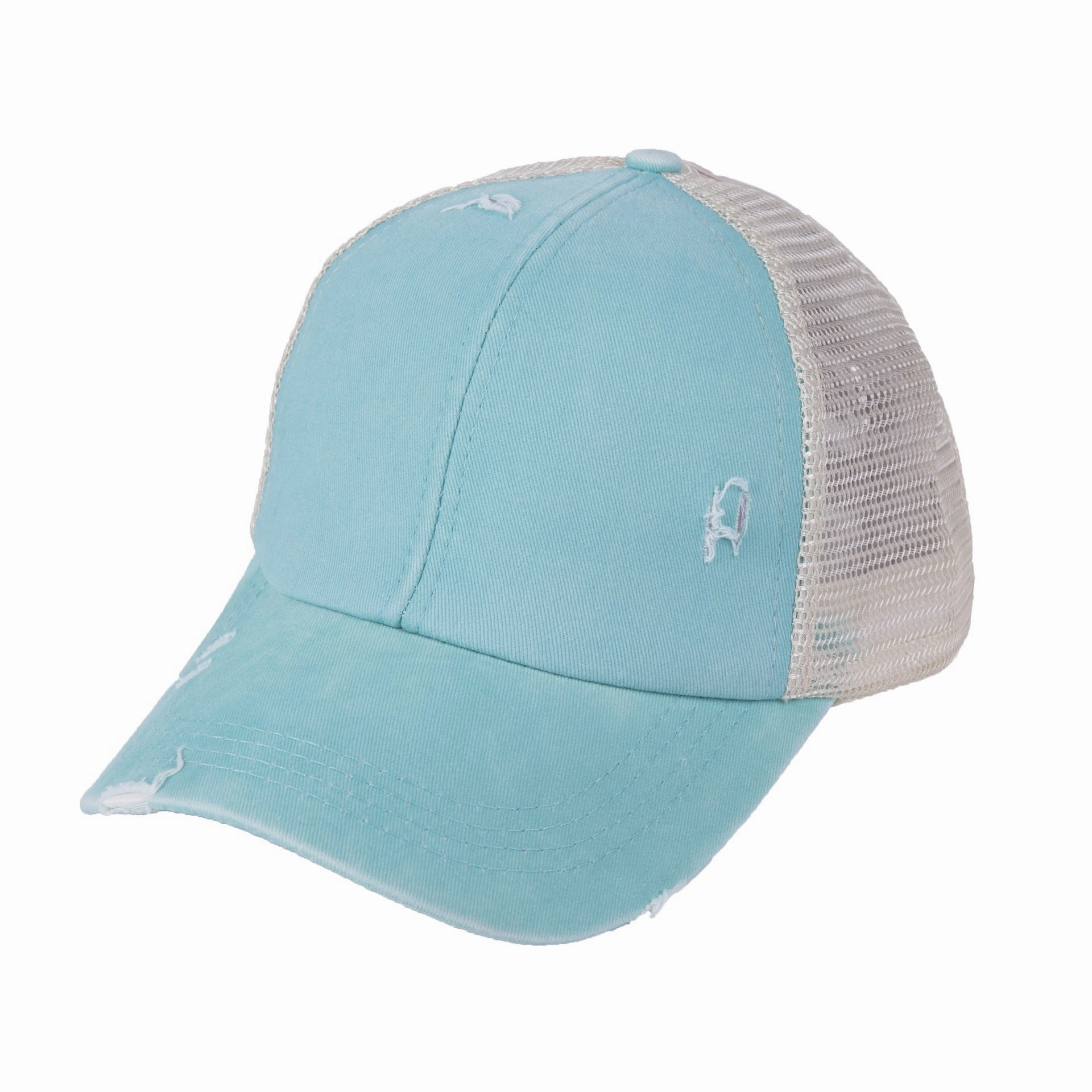 Wholesale Washed Ponytail Baseball Cap