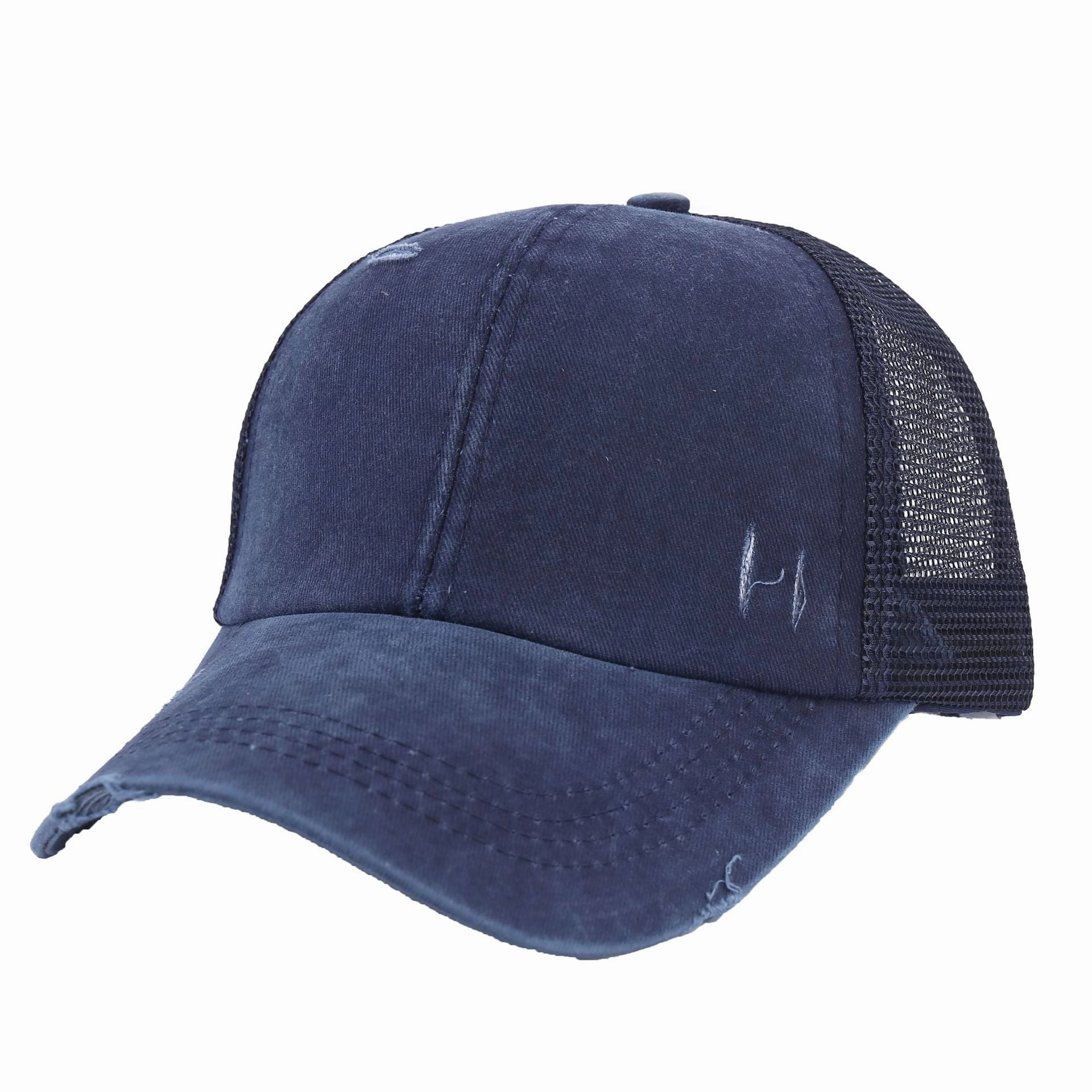 Wholesale Washed Ponytail Baseball Cap