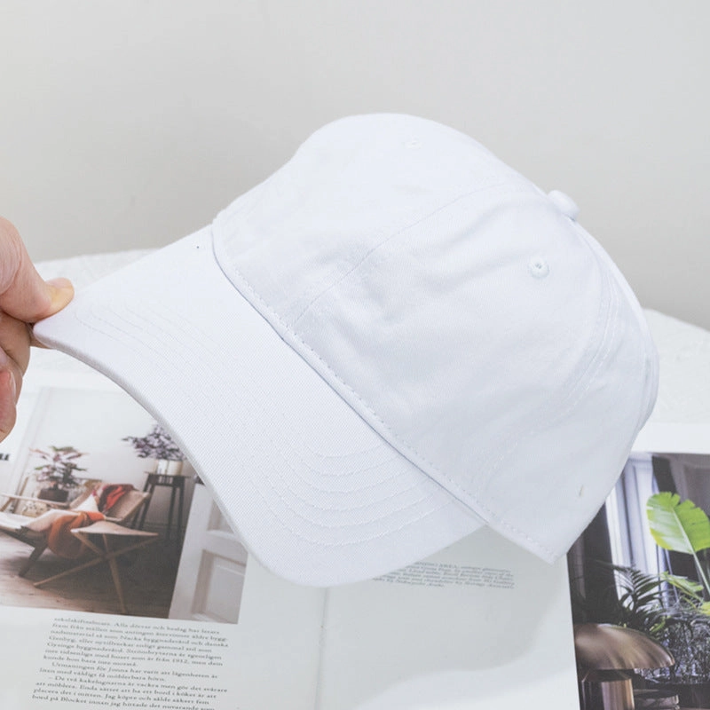 Wholesale Washed Solid Color Soft Top Versatile Curved Brim Baseball Cap