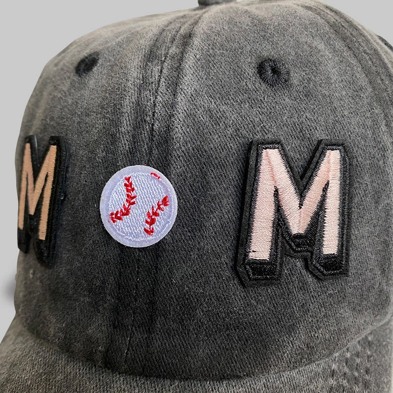 Wholesale Western Baseball Mom Letter Embroidered Baseball Cap