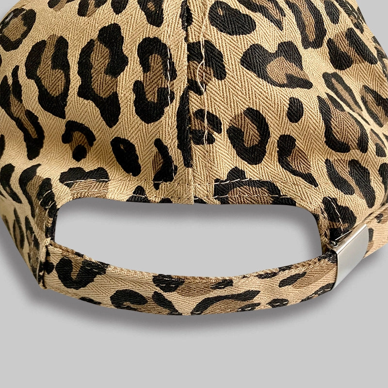 Wholesale Western Denim Leopard Print Embroidered Sunflower Baseball