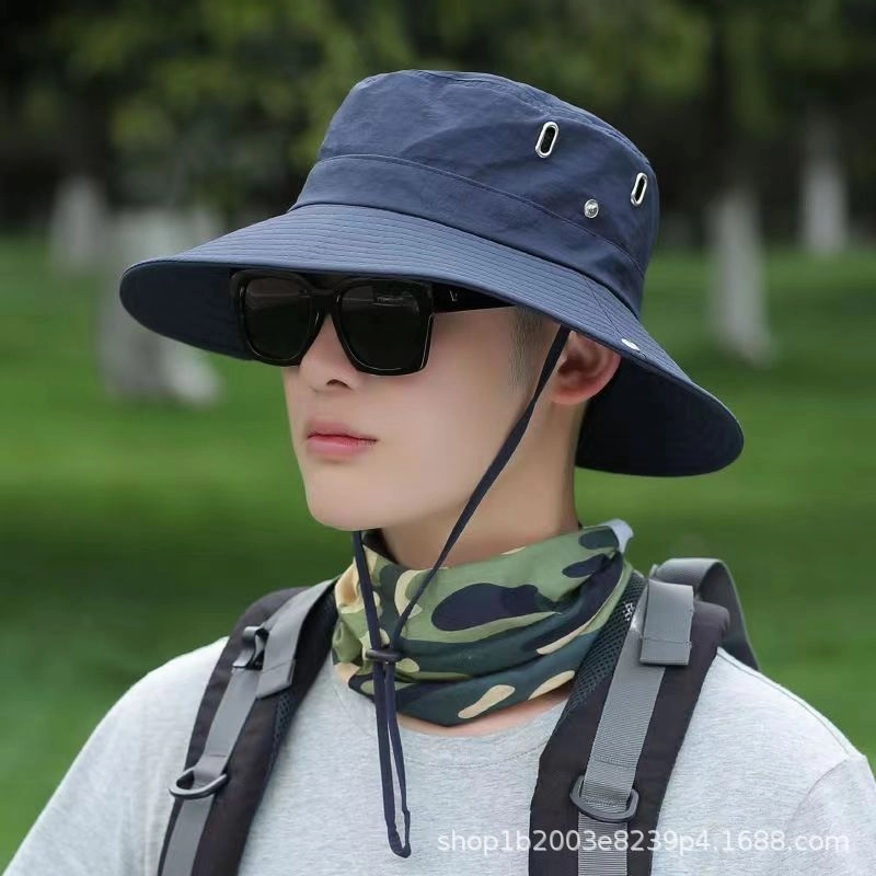 Wholesale Western Denim Summer Outdoor Anti-UV Fisherman Hat