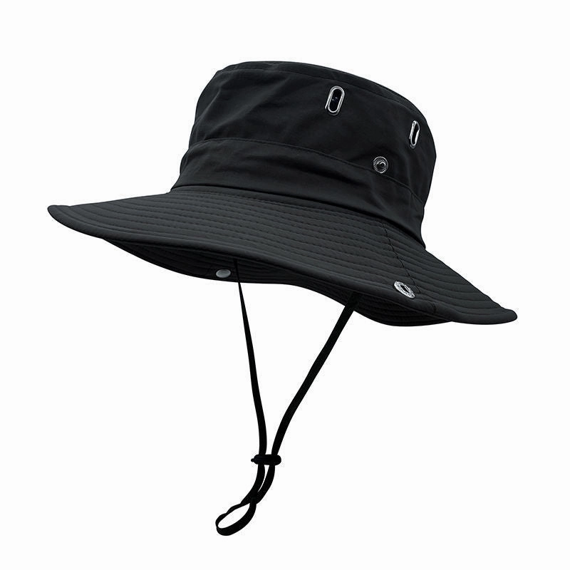 Wholesale Western Denim Summer Outdoor Anti-UV Fisherman Hat