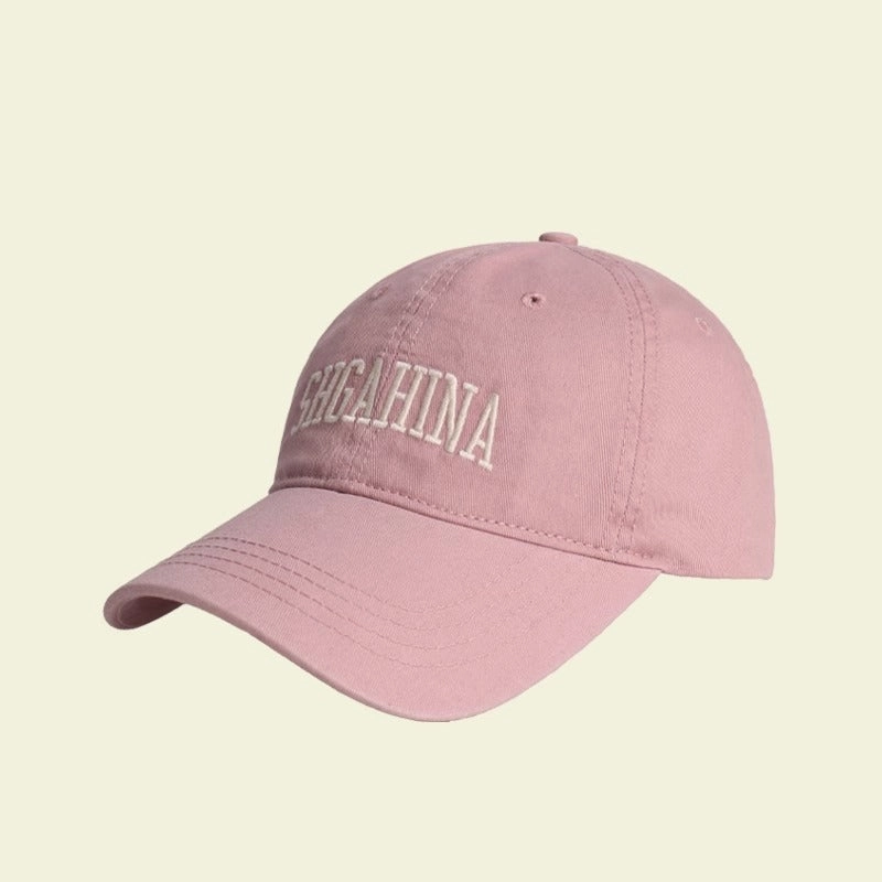 Wholesale Wide Brim Big Head Wai Pink  Large Deepened Cotton Deep Top Baseball Cap