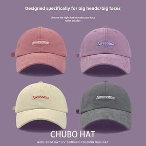 Wholesale Wide brim cap for big head and big face