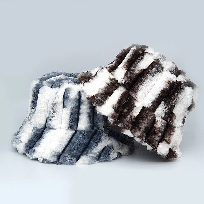 Wholesale Winter Plush Hat Thickened Plush Fisherman Hat