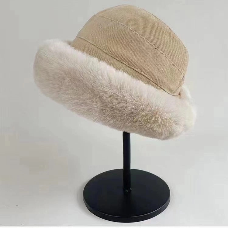 Wholesale Winter Thickened Warm Plush Fisherman Hat