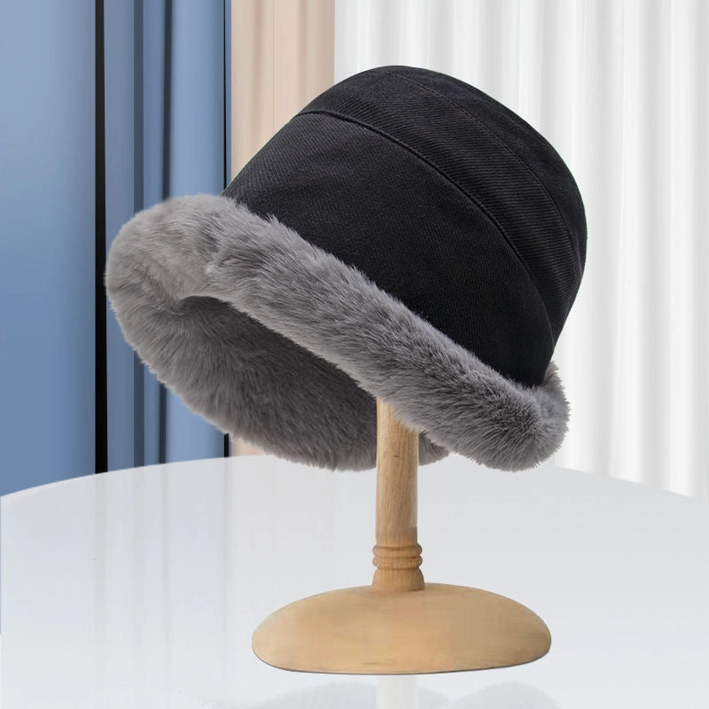 Wholesale Winter Thickened Warm Plush Fisherman Hat