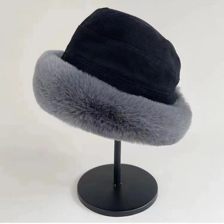 Wholesale Winter Thickened Warm Plush Fisherman Hat