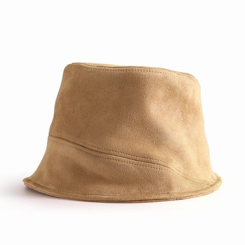 Wholesale Woolen Solid Color Bucket Hat