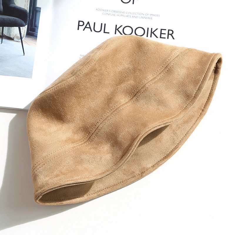 Wholesale Woolen Solid Color Bucket Hat