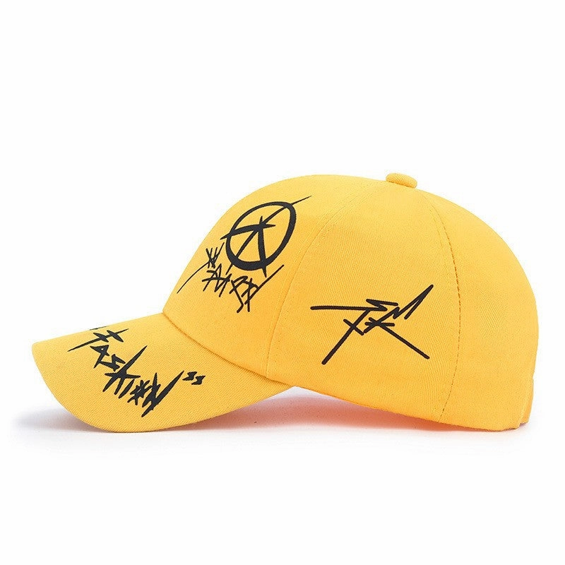 Wholesale Youth Fashion Versatile Full Print Sunshade Street Leisure Printed Baseball Hat