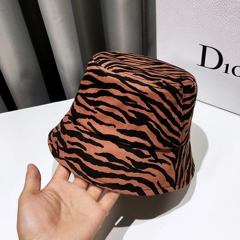 Wholesale Zebra Cotton Fisherman Hat