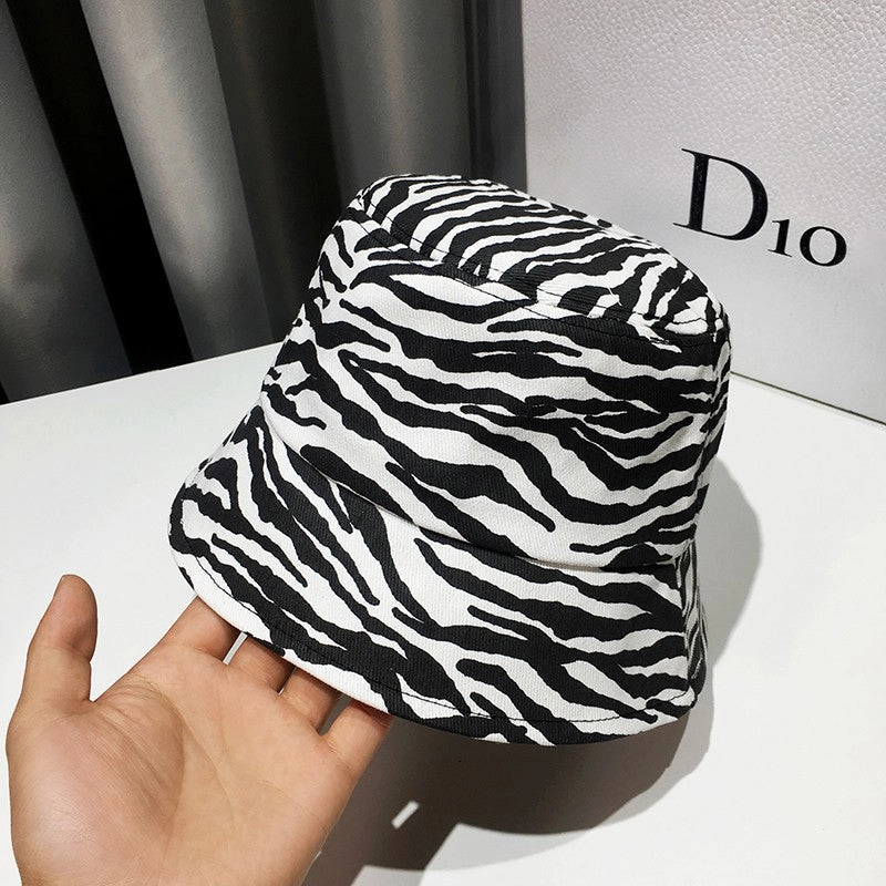 Wholesale Zebra Cotton Fisherman Hat