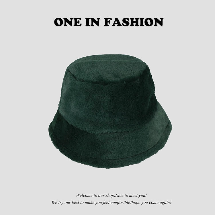Wholesale Zebra Print Leopard Plush Bucket Hat