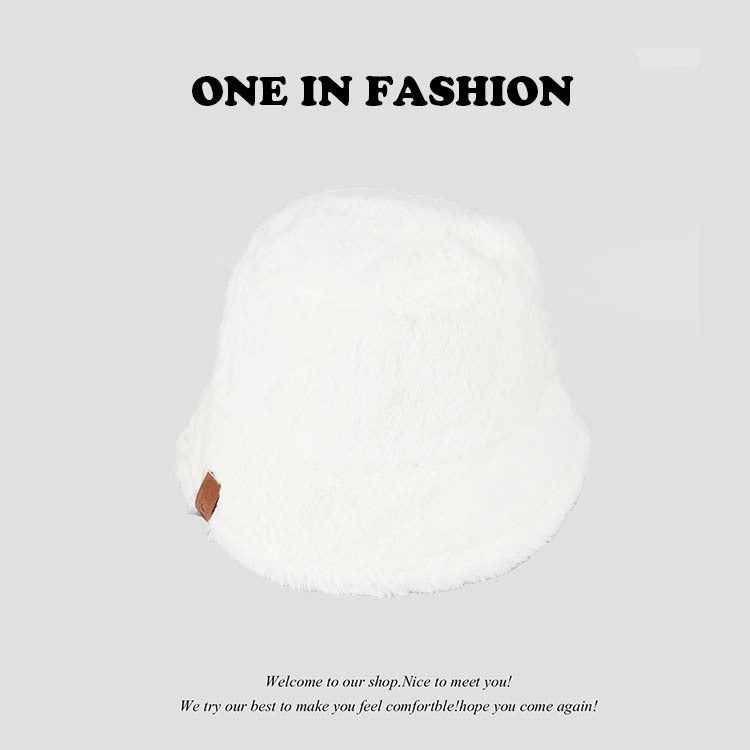Wholesale Zebra Print Leopard Plush Bucket Hat