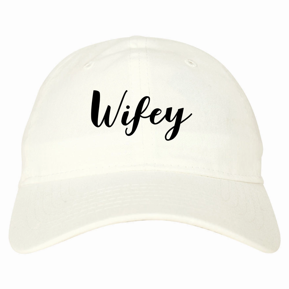 Wifey Script Mens Dad Hat Baseball Cap