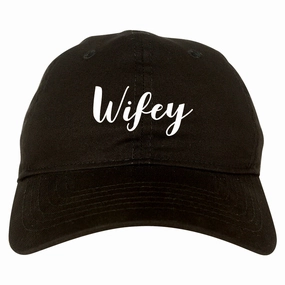 Wifey Script Mens Dad Hat Baseball Cap