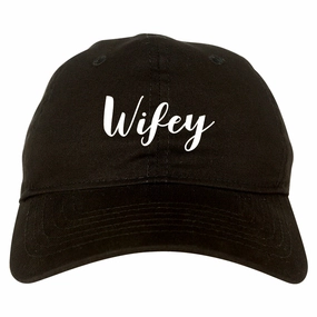 Wifey Script Mens Dad Hat Baseball Cap