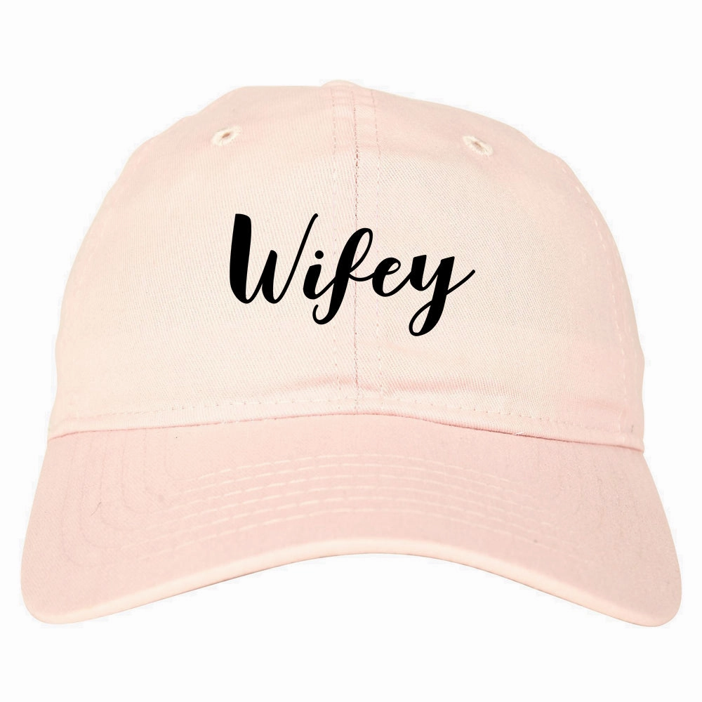 Wifey Script Mens Dad Hat Baseball Cap