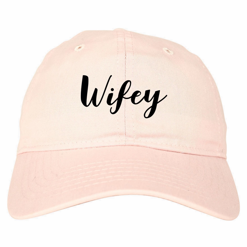 Wifey Script Mens Dad Hat Baseball Cap