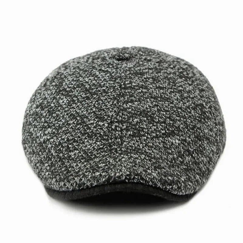 Williot Flecked Earflaps Flat Cap