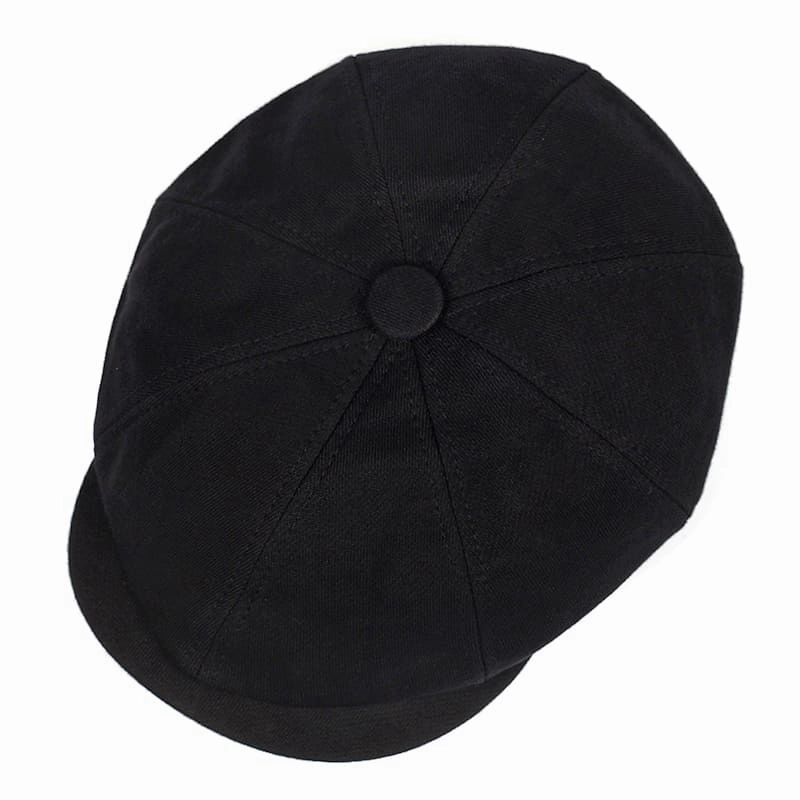 Willock Plain Cotton Newsboy Cap