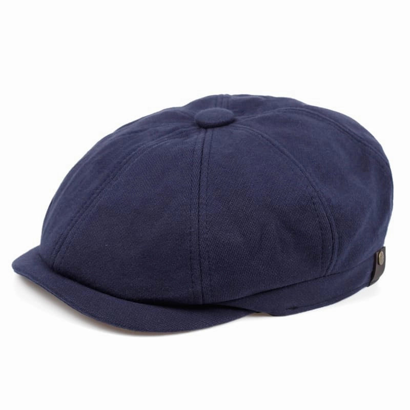 Willock Plain Cotton Newsboy Cap