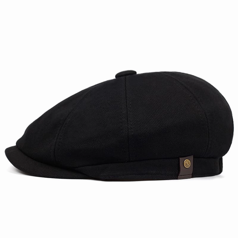 Willock Plain Cotton Newsboy Cap