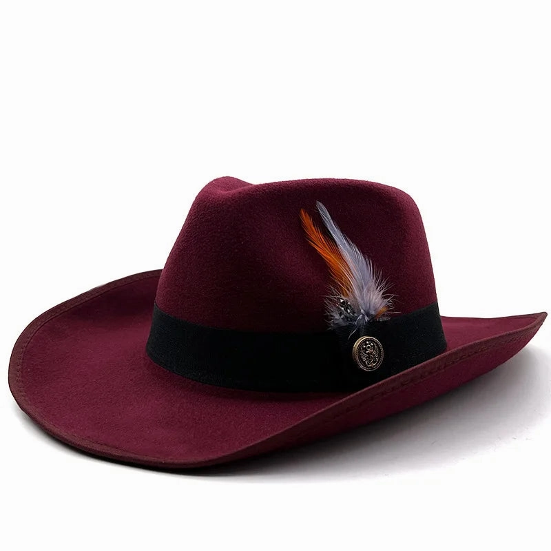Winchester Feathers Cotton Cowboy Hat
