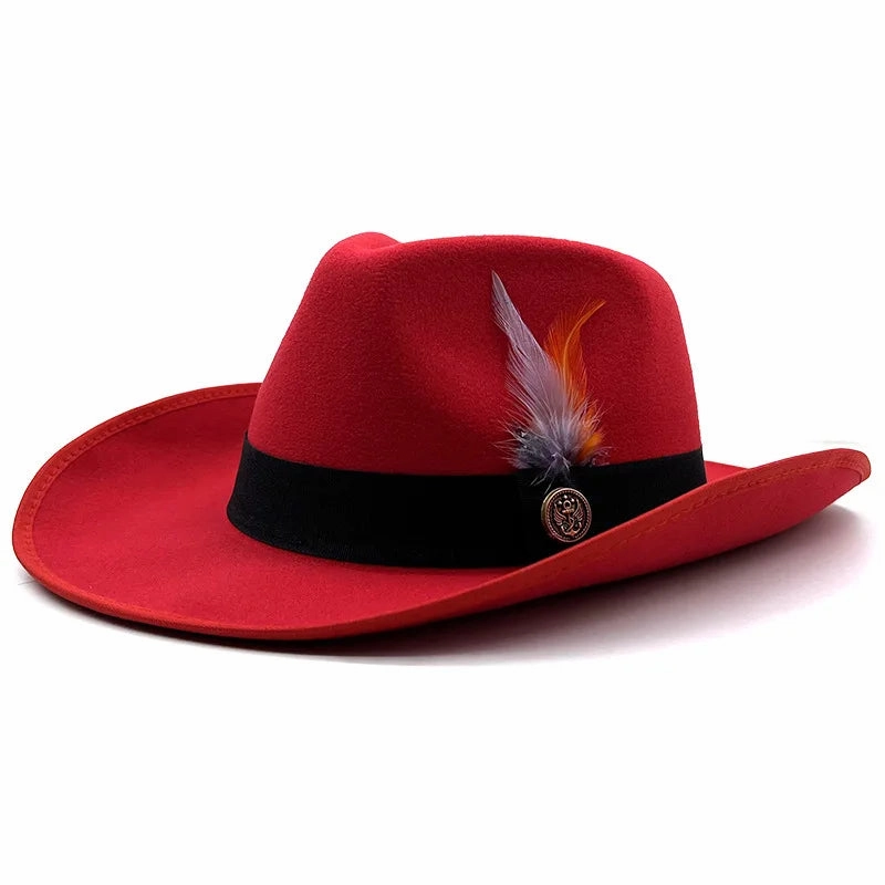 Winchester Feathers Cotton Cowboy Hat
