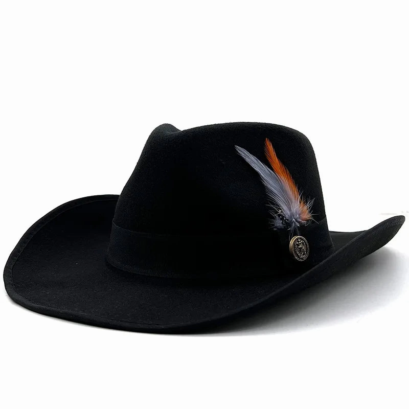 Winchester Feathers Cotton Cowboy Hat