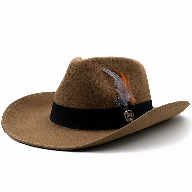Winchester Feathers Cotton Cowboy Hat